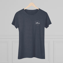 Load image into Gallery viewer, Women's Triblend Tee - Cantaloupe Festival - Print on back