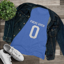 Load image into Gallery viewer, Women's Fucks given Triblend Tee