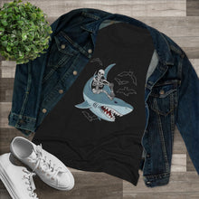 Load image into Gallery viewer, Women's Shark Triblend Tee