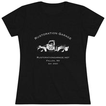 Load image into Gallery viewer, Women's Rustoration Garage/ 22 Triblend Tee
