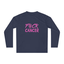 Load image into Gallery viewer, Unisex Fuck Cancer Performance Long Sleeve Shirt