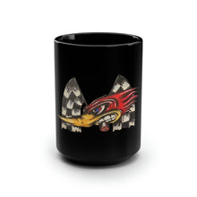 Load image into Gallery viewer, Angry Pecker - Black Mug 15oz