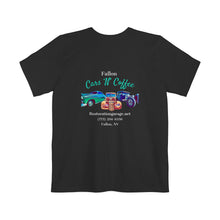 Load image into Gallery viewer, Unisex Cars "N" Coffee Pocket Tee