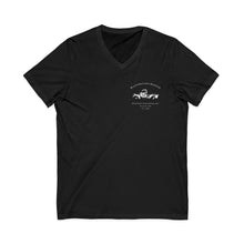 Load image into Gallery viewer, Unisex - Rustoration Garage - Jersey Short Sleeve V-Neck Tee