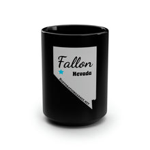 Load image into Gallery viewer, Fallon NV 22 - Black Mug, 15oz