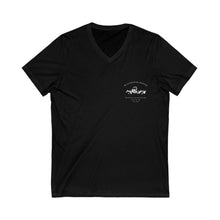 Load image into Gallery viewer, Women's Rat Bastard (print on back) Jersey V-neck Tee