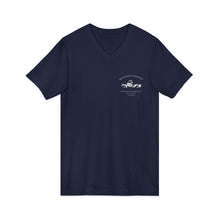 Load image into Gallery viewer, 1950 Chevy Styleline Deluxe T-Shirt — Classic Car V-Neck Tee (print on back)