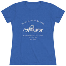 Load image into Gallery viewer, Women's Rustoration Garage/ 22 Triblend Tee