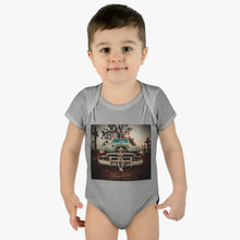 Load image into Gallery viewer, Infant Baby Rib Bodysuit - Olive Cemetary