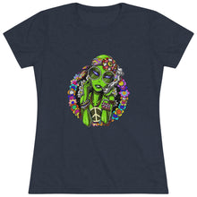 Load image into Gallery viewer, Women's Smokin alien Triblend Tee