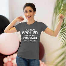 Load image into Gallery viewer, I am Not Spoiled - Women's Triblend Tee - On Front