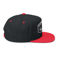 Load image into Gallery viewer, Rustoration Garage Embroidered Flat Bill Cap – Retro Trucking & Beer Lover Snapback