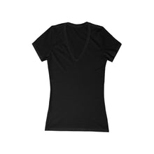 Load image into Gallery viewer, Women's Deep V Neck Tee My Roots are in Nevada (print on back)