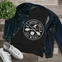 Load image into Gallery viewer, Women's Support your local witches - Triblend Tee