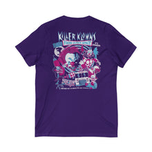 Load image into Gallery viewer, Killer Klowns V-Neck Tee (Print on back)