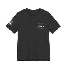 Load image into Gallery viewer, Women's Rufus & Lucifer Jersey tee (print on back)