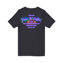 Load image into Gallery viewer, Ladies Cars 'N' Coffee Event T‑Shirt (Print on back)