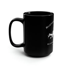 Load image into Gallery viewer, Rustoration Garage - Black Mug 15oz
