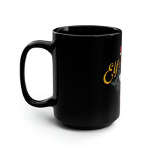 Load image into Gallery viewer, Elf On A Shell - Black Mug 15oz