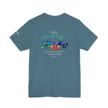 Load image into Gallery viewer, Women's Jersey short sleeve tee Fallon Cars"N"Coffee (print on back)