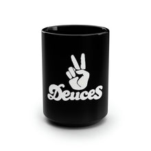 Load image into Gallery viewer, Deuces- Black Mug 15oz