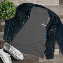 Load image into Gallery viewer, Women's Triblend Tee - Cantaloupe Festival - Print on back