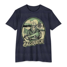 Load image into Gallery viewer, Bassquatch Unisex T-Shirt, Funny Fishing Tee, Outdoor Lover Gift, Sasquatch T-Shirt, Bass Fishing Shirt