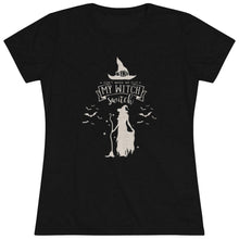 Load image into Gallery viewer, Women's Don't make me flip my witch switch - Triblend Tee