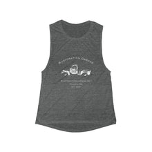 Load image into Gallery viewer, Women's Rustoration Garage Flowy Scoop Muscle Tank