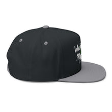 Load image into Gallery viewer, Work Hard Stay High Embroidered Flat Bill Cap – Retro Trucking & Beer Lover Snapback