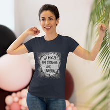 Load image into Gallery viewer, I Myself Am Strange And Unusual - Women's Triblend Tee