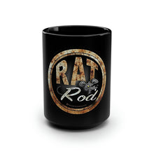 Load image into Gallery viewer, Rat Rod Mouse - Black Mug 15oz
