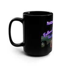 Load image into Gallery viewer, Rustoration Garage Spring Fling Car, Bike & RC Show — Black 15oz Mug