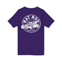 Load image into Gallery viewer, Unisex - Rustoration Garage - Jersey Short Sleeve V-Neck Tee