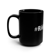 Load image into Gallery viewer, #RideforTy Black Coffee Mug, 15oz Ceramic Cup