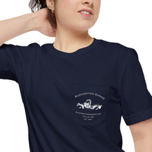 Load image into Gallery viewer, Unisex Cars "N" Coffee Pocket Tee