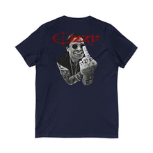 Load image into Gallery viewer, Ozzy Osbourne Middle Finger (Print on back) Jersey knit V-Neck