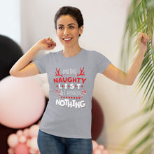 Load image into Gallery viewer, On The Naughty List - Women's Triblend Tee