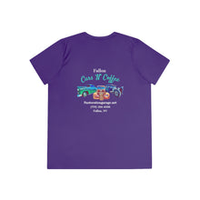 Load image into Gallery viewer, Ladies Cars "N" Coffee Competitor Tee