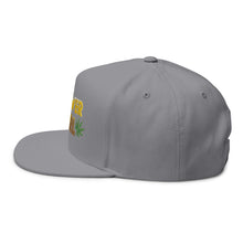 Load image into Gallery viewer, Flower Girl Embroidered Flat Bill Cap – Retro Trucking & Beer Lover Snapback
