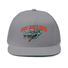 Load image into Gallery viewer, Rat Bastard - Embroidered Flat Bill Cap – Retro Trucking & Beer Lover Snapback