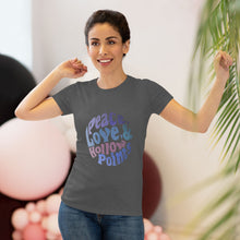 Load image into Gallery viewer, Women's Peace love & hollow points Triblend Tee