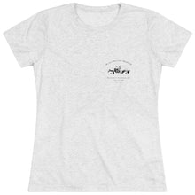 Load image into Gallery viewer, Women's Cars "N" Coffee - On Back - Triblend Tee