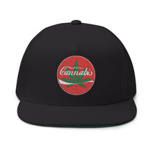 Load image into Gallery viewer, Enjoy Cannabis - Embroidered Flat Bill Cap – Retro Trucking & Beer Lover Snapback