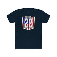 Load image into Gallery viewer, Men's - Mission 22 Shield - T-Shirt On Front - Several Colors