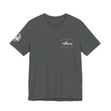 Load image into Gallery viewer, Women's Rufus & Lucifer Jersey tee (print on back)