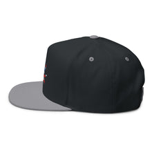 Load image into Gallery viewer, American Flag Pot Leaf - Embroidered Flat Bill Cap – Retro Trucking & Beer Lover Snapback