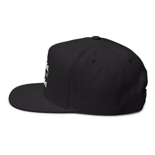 Load image into Gallery viewer, Doobies and Boobies Embroidered Flat Bill Cap – Retro Trucking & Beer Lover Snapback