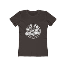 Load image into Gallery viewer, Women's boyfriend tee Rat Rod Nation on back