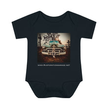 Load image into Gallery viewer, Infant Baby Rib Bodysuit - Olive Cemetary